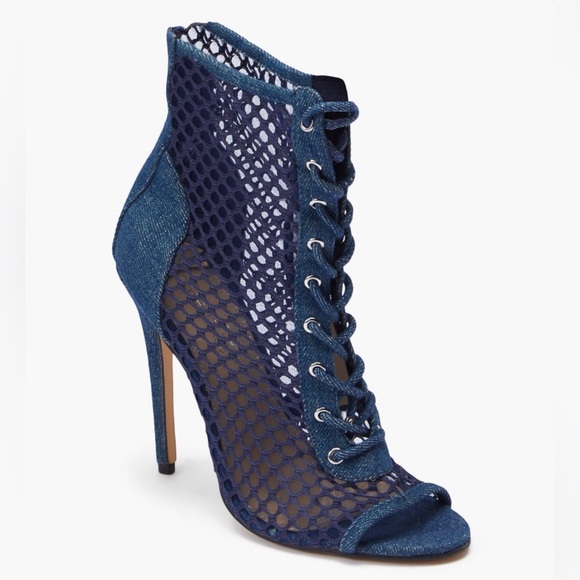 Shoedazzle Jean netted heels. Brand new. Never worn. Size 8 - Picture 4 of 8